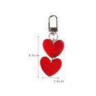 Llavero Corazón Doble Corazón