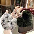 Llavero de Corazón de Peluche Tigrada