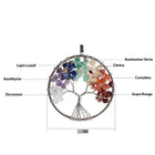 Llavero Árbol de la Vida con Chakras