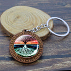 Llavero Árbol de la Vida de Madera