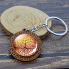 Llavero Árbol de la Vida de Madera