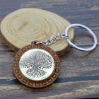 Llavero Árbol de la Vida de Madera