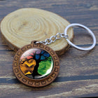 Llavero Árbol de la Vida de Madera