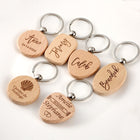 Llavero de Madera Personalizado