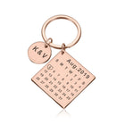 Llavero Calendario para Parejas