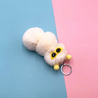 Llavero de Oruga de Peluche