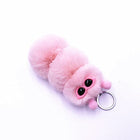 Llavero de Oruga de Peluche