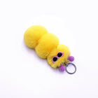 Llavero de Oruga de Peluche