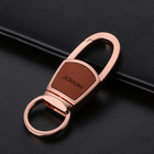 Llavero Elegante de Cuero y Metal