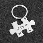 Llavero Puzzle para Parejas Personalizable
