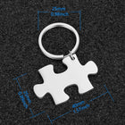 Llavero Puzzle para Parejas Personalizable