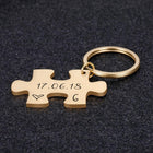 Llavero Puzzle para Parejas Personalizable