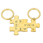 Llavero Puzzle para Parejas Personalizable