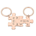 Llavero Puzzle para Parejas Personalizable