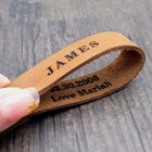 Llavero de Cuero Personalizado