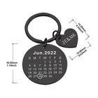 Llavero Fecha de Pareja Personalizado