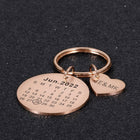 Llavero Fecha de Pareja Personalizado