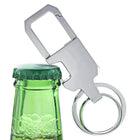 Llavero Multifunción con Linterna LED y Abrebotellas (Acero Inoxidable)