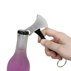 Llavero Abrebotellas Hacha de Acero Inoxidable
