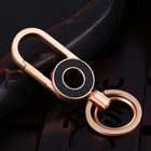Llavero Redondo de Acero Inoxidable para Hombre