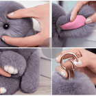 Llavero de Conejo de Peluche