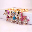 Llavero de Unicornio con Cristales