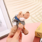 Llavero de Lobo de Peluche