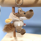 Llavero de Lobo de Peluche