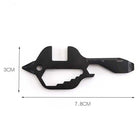 Llavero Multifunción <br> Multi Tools Negro (Acero)