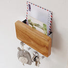 Perchero de Pared para Correo y Llaves