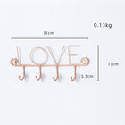 Perchero de Pared Love Inox