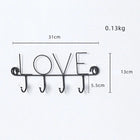 Perchero de Pared Love Inox