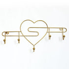 Perchero de Pared Corazón de Metal