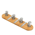 Perchero de Pared de Madera con Adhesivo