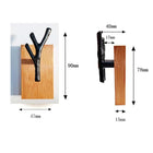 Perchero de Pared de Madera