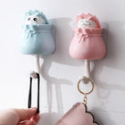 Perchero de Pared Gatito para Habitación de Bebé Niña