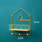 Llavero de Pared Casa Metálica
