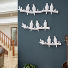 Perchero de Pared con Pájaros - La Familia Pájaro