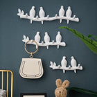 Perchero de Pared con Pájaros - La Familia Pájaro