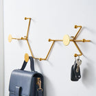 Perchero de Pared Geométrico de Lujo