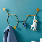 Perchero de Pared Geométrico de Lujo