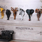 Perchero de Pared con Animales Realistas