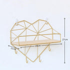 Llavero de Pared con Estilo Latón