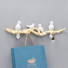 Perchero de Pared con Pájaros