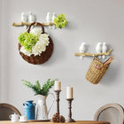 Perchero de Pared con Pájaros de Colores