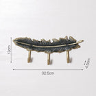 Llavero de Pared Pluma Decorativa