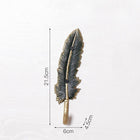 Llavero de Pared Pluma Decorativa