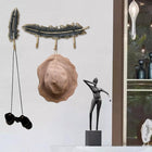 Llavero de Pared Pluma Decorativa