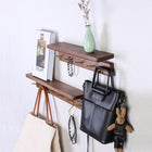 Perchero de Pared de Madera Maciza