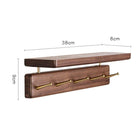 Perchero de Pared de Madera Maciza
